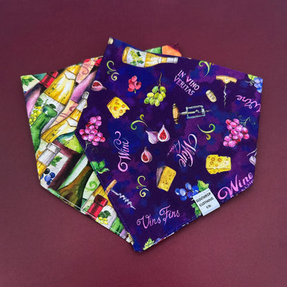 Vineyard Picnic Dog Bandanas