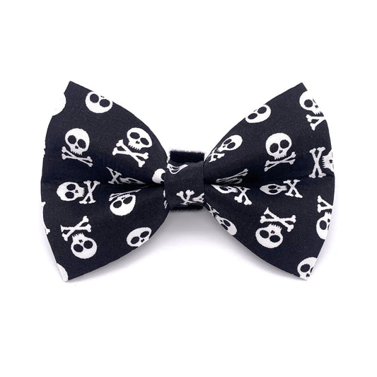 Bad to the Bone Halloween Dog Bow Tie
