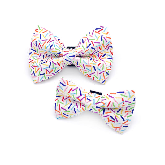 Sprinkles Dog Bow Tie