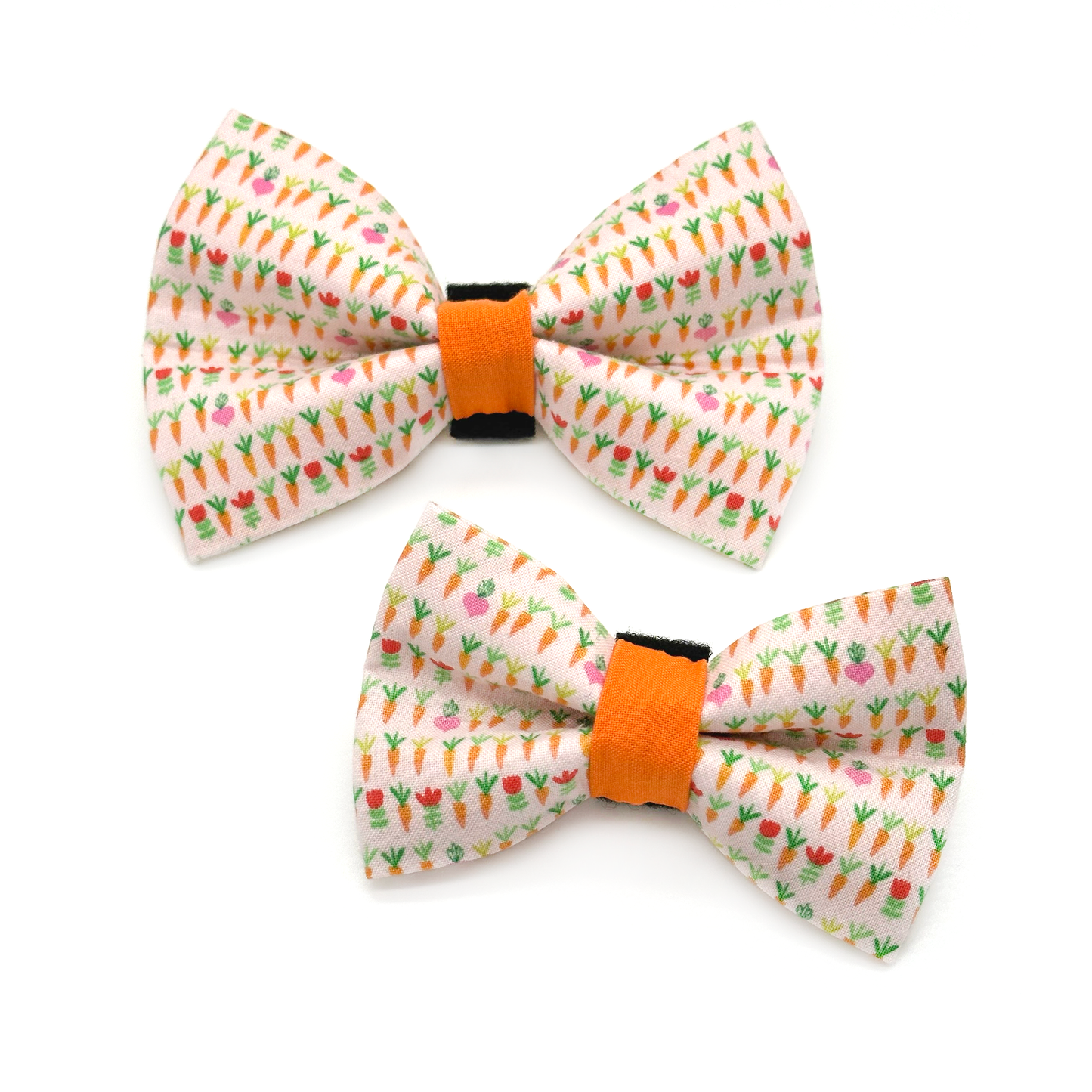 Carrot Easter Dog Bow Tie