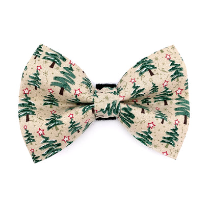 Christmas Tree Dog Bow Tie