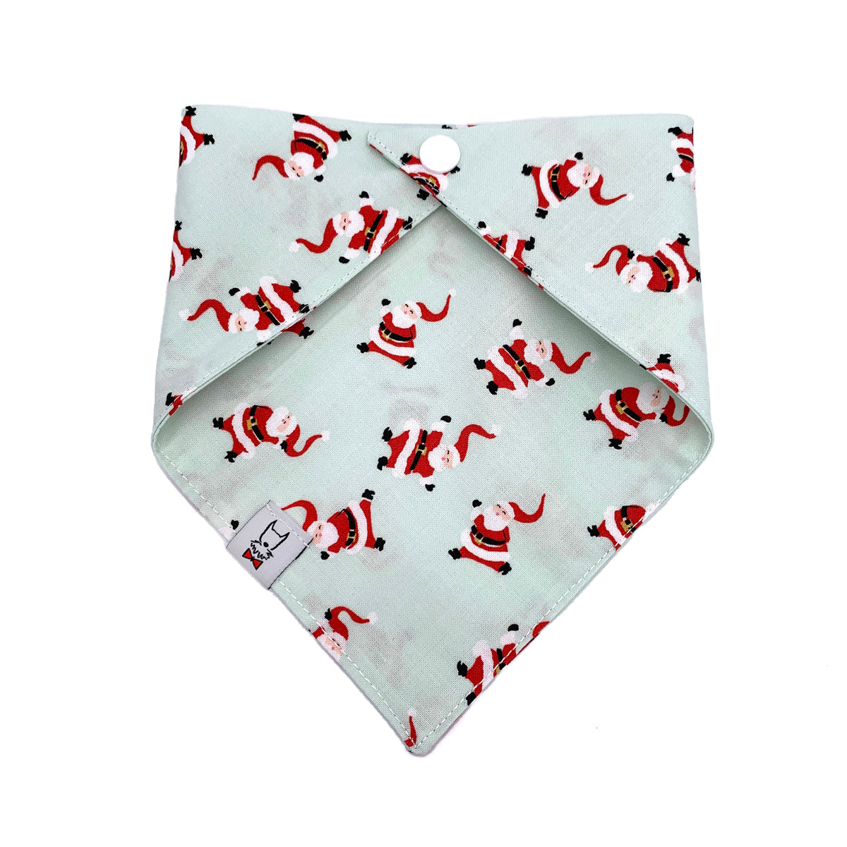 Dancing Santa Christmas Dog Bandana