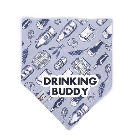 Drinking Buddy Dog Bandana