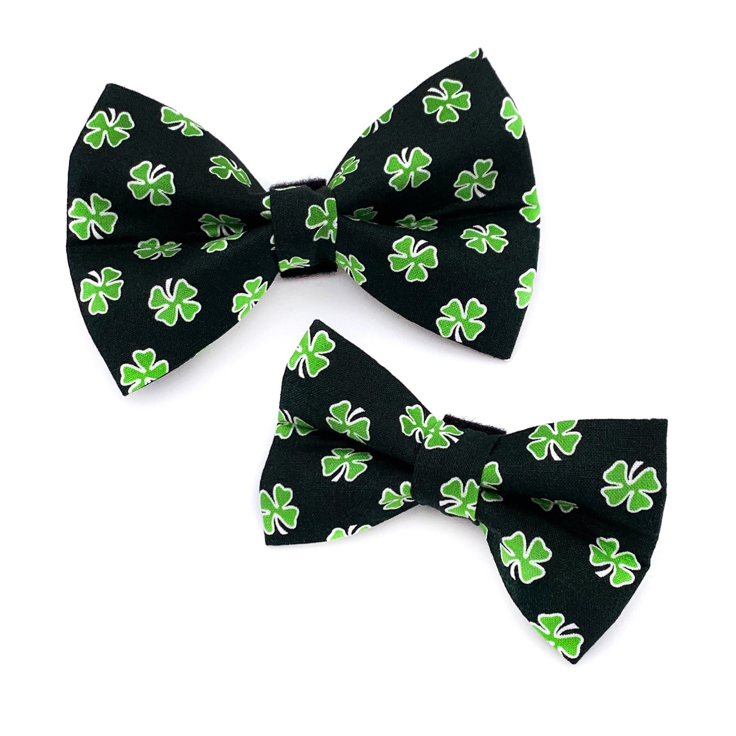 Four Leaf Clover St. Patrick's Day Dog Bow Tie