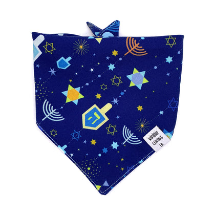 Hanukkah Dreidel Dog Bandana
