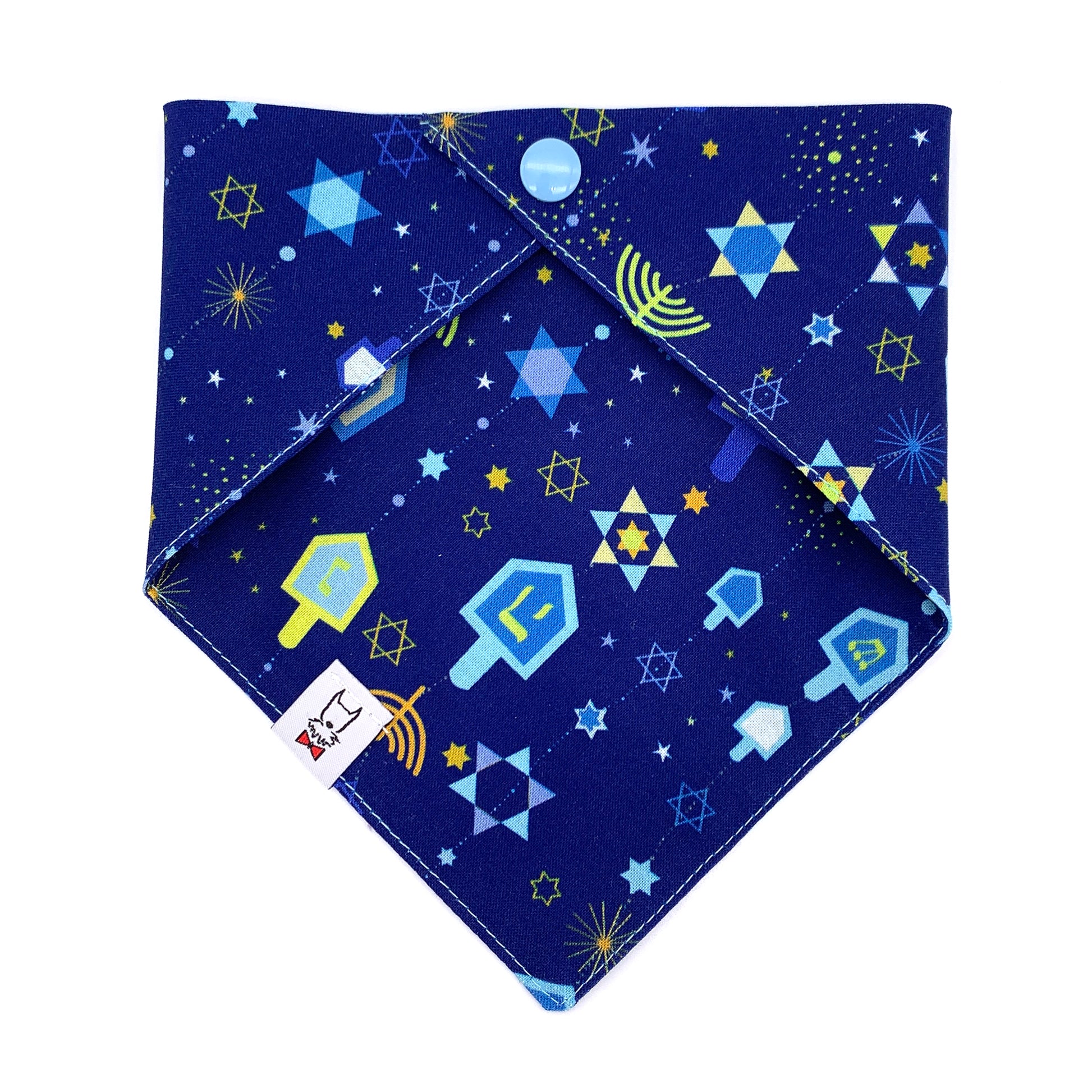 Hanukkah Dreidel Dog Bandana