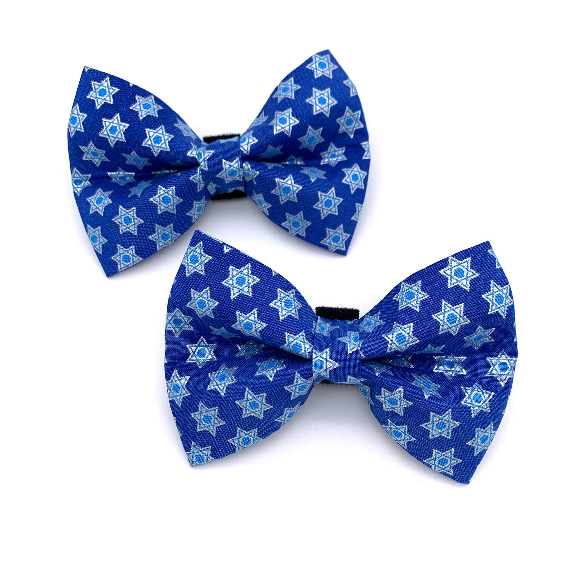Hanukkah Blue Dog Bow Tie