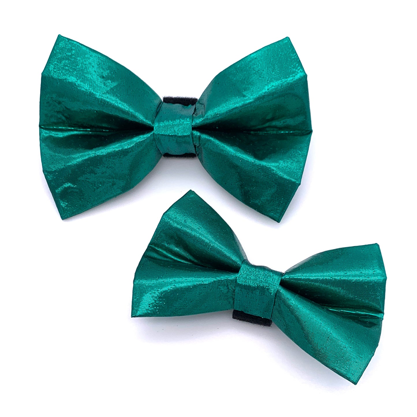 Metallic Green Dog Bow Tie