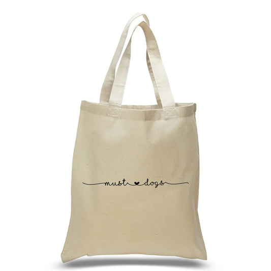 Must Love Dogs Tote Bag
