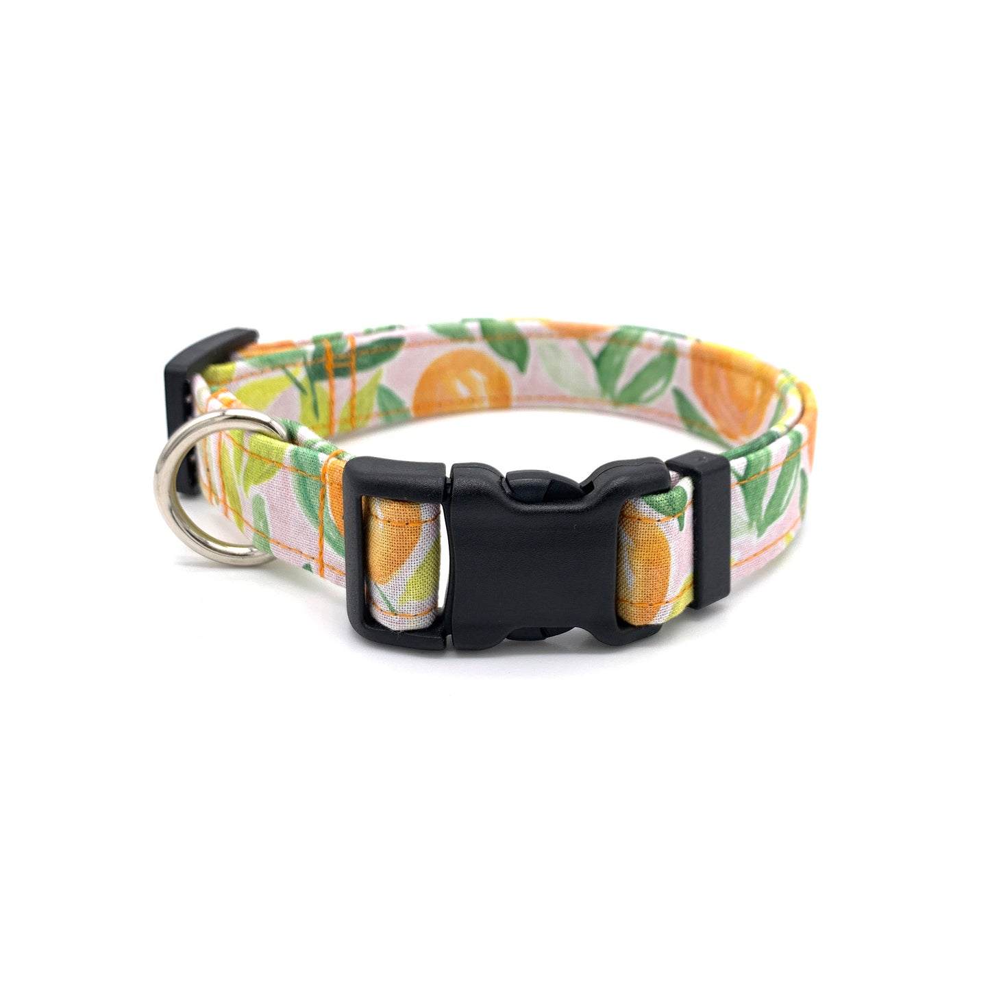 Clementine Orange Dog Collar 