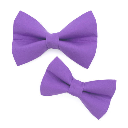 Purple Dog Bow Tie