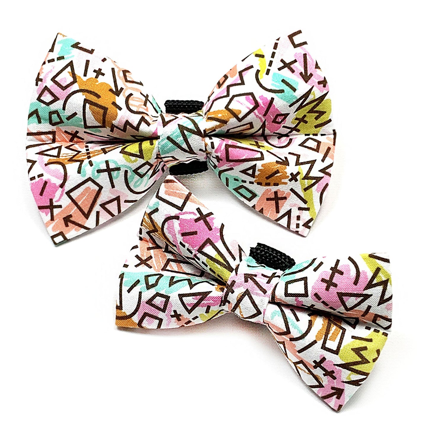 Scribbles Dog Bow Tie