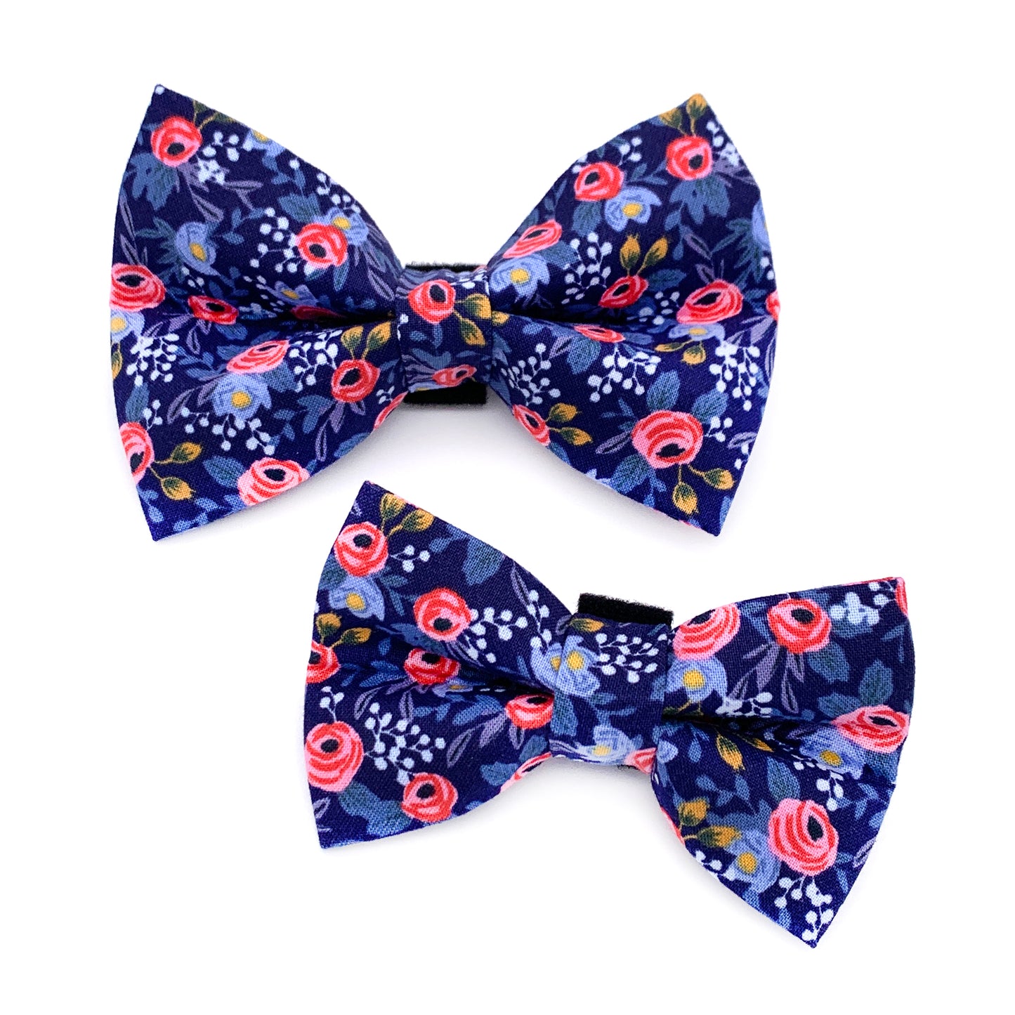 Very Peri Floral Dog Bow Tie
