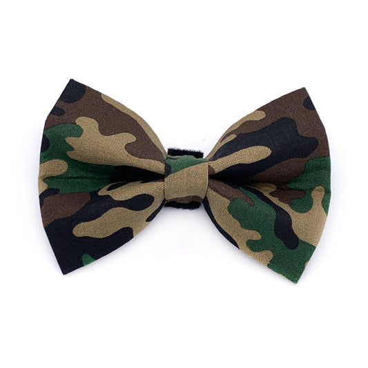 Camo Dog Bow Tie