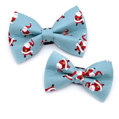 Dancing Santa Dog Bow Tie